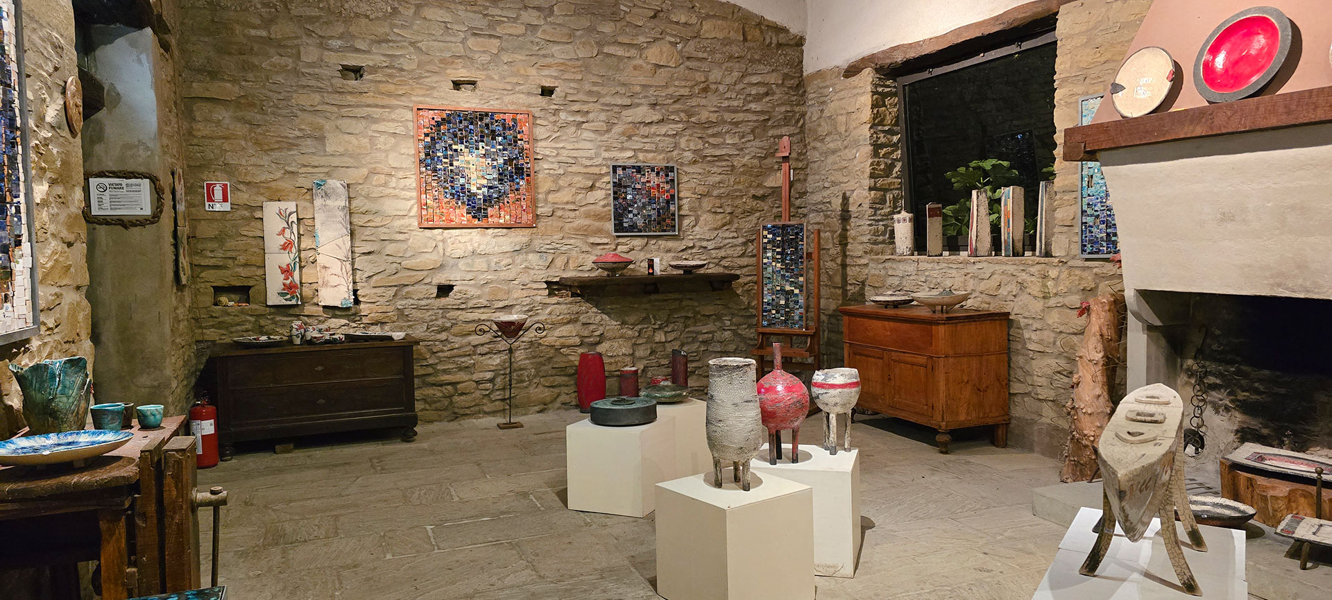 Ausstellungsraum CERAMICHE AI MONTI